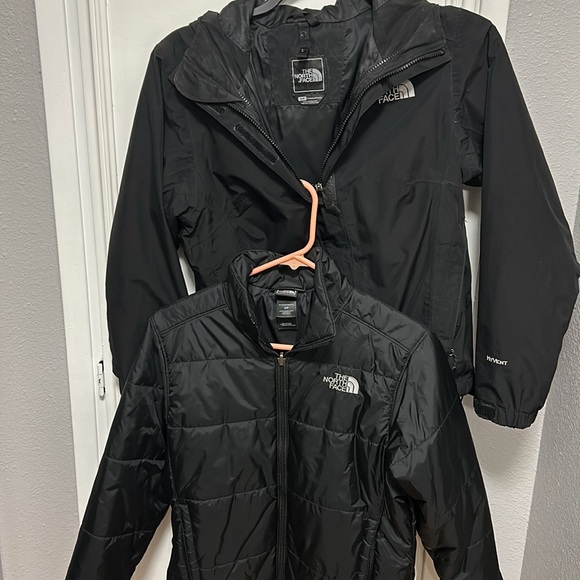 The north face women’s black HyVent, long sleeve, hooded Full - Zip jacket S/P - Picture 5 of 12
